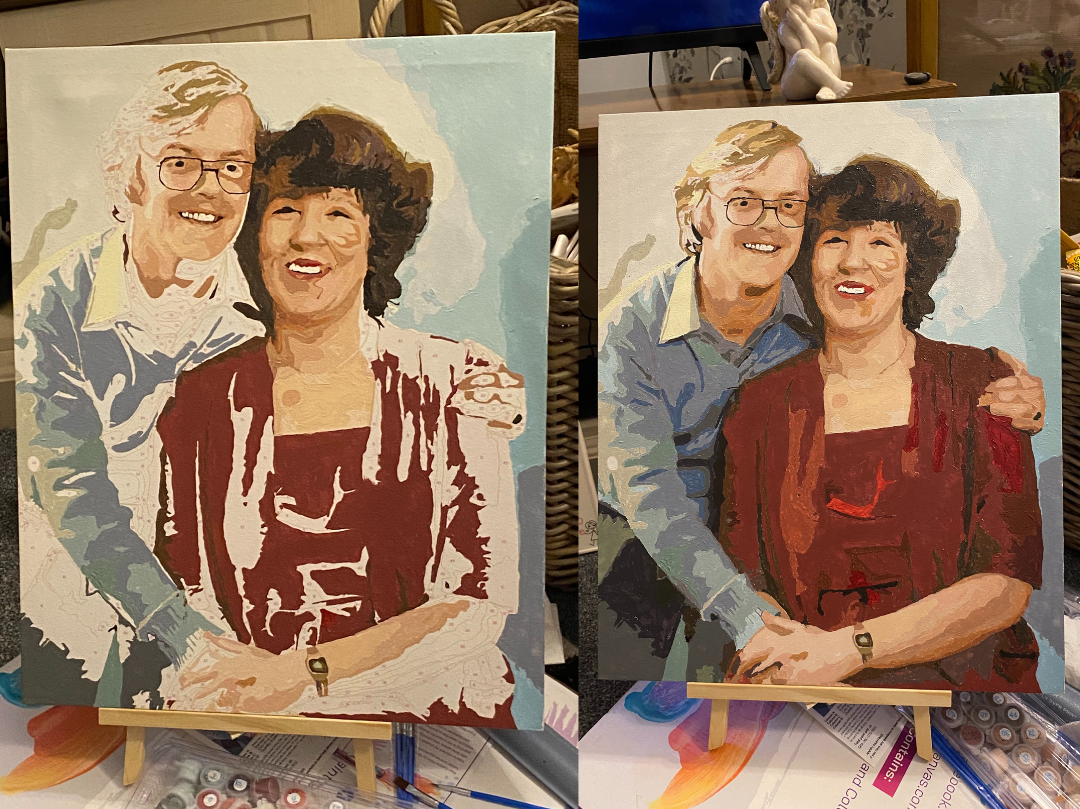 Kit de pintura personalizado 